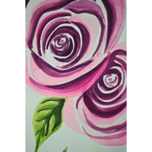 Mini Pink Rose Couple
